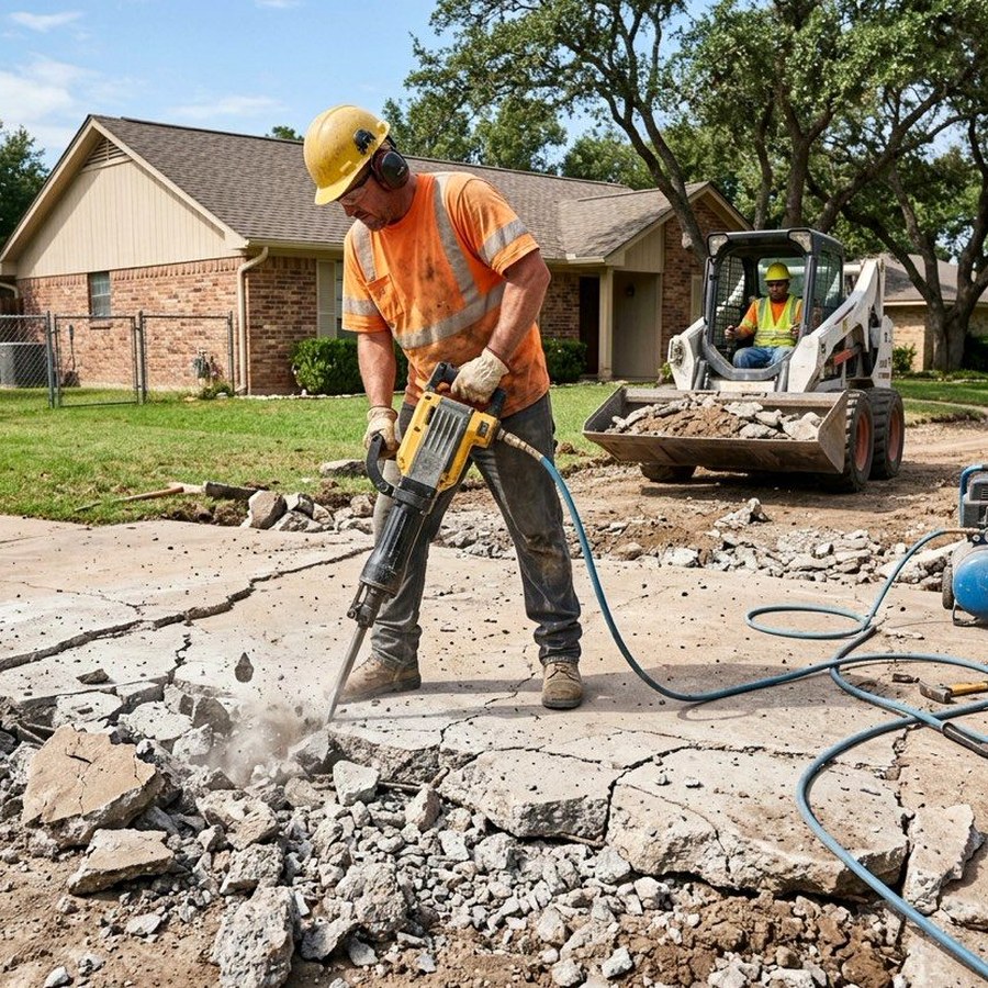 Concrete Demolition Cost in Dallas: What Changes the Price